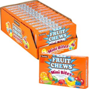 Tootsie Fruit Chews Mini Bites 3.5oz Theater Box 12ct